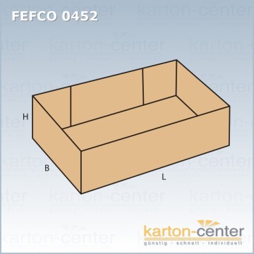  Karton-Deckel FEFCO 0452 