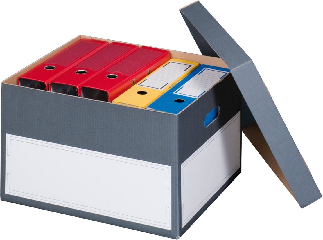  Smartbox Pro Archivbox mit Deckel 440x380x290 mm 